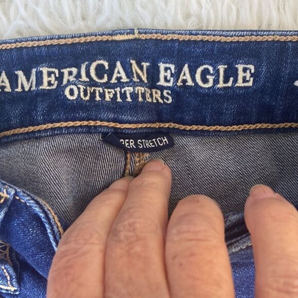 American Eagle Super Stretch Super Hi-Rise Jegging Size 0 - Picture 4 of 13